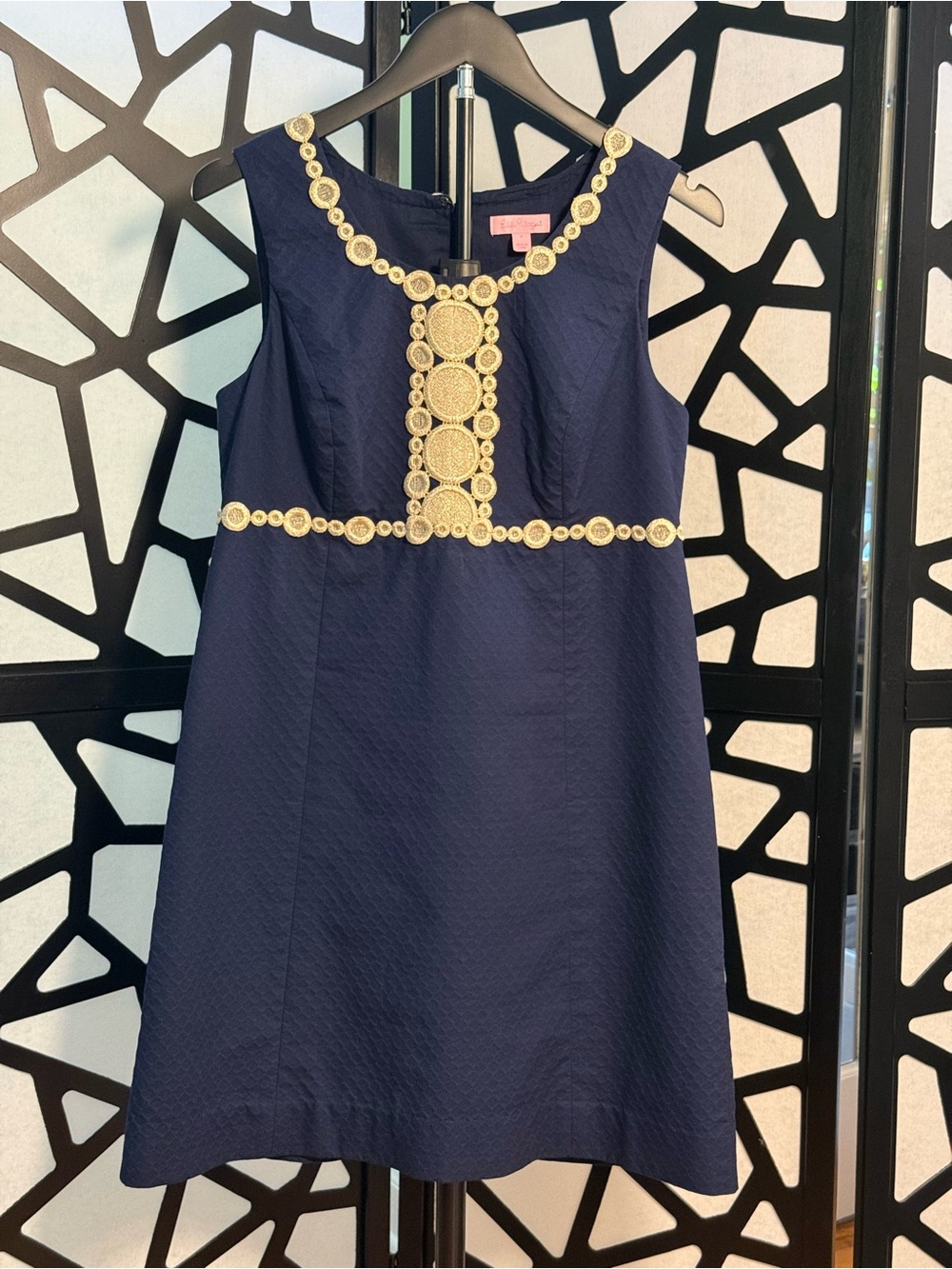 Lilly Pulitzer Navy with Cream Trim Mini Dress